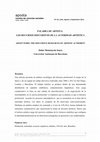 Research paper thumbnail of PALABRA DE ARTISTA:  Los recursos discursivos de la autoridad artística