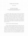 Research paper thumbnail of La religion: culture ou contre-culture?