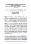 Research paper thumbnail of La Revolución Haitiana en los inicios del constitucionalismo:  la cuestión de la raza y el sujeto jurídico y político. The Haitian Revolution and the beginnings of the constitutionalism: the racial question and the legal and political subject.