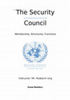 Research paper thumbnail of The Security Council