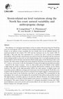 Research paper thumbnail of Storm-related sea level variations along the North Sea coast: natural variability and anthropogenic change