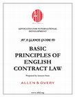 Research paper thumbnail of English-contract-law