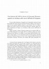 Research paper thumbnail of CARMELO CALCI, «Una lotteria del 1859 in favore di Giovanni Nicotera quando era rinchiuso nelle carceri dell'isola di Favignana», in Quaderni Storiografici 33, 2011, Istituto Internazionale di Studi Giuseppe Garibaldi, pp. 5-18.