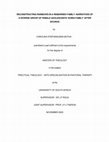 Research paper thumbnail of RECONSTRUCTING RAINBOWS IN A REMARRIED FAMILY: NARRATIVES OF A DIVERSE GROUP OF FEMALE ADOLESCENTS 'DOING FAMILY' AFTER DIVORCE