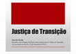 Research paper thumbnail of Justiça de Transição - Introdução