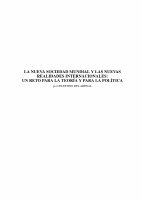 Research paper thumbnail of La nueva sociedad mundial y las nuevas realidades internacionales: un reto para la teoría y para la política