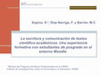 Research paper thumbnail of  La escritura y comunicación de textos científico-académicos. Una experiencia formativa con estudiantes de posgrado en el entorno Moodle.