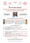 Research paper thumbnail of "Breves dies hominis". Giornata internazionale di studio in memoria di Riccardo Quinto (1961-2014)