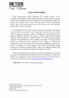 Research paper thumbnail of Call for Papers Retos Internacionales