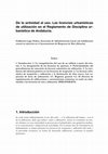 Research paper thumbnail of De la actividad al uso. Las licencias urbanísticas de utilización en el Reglamento de disciplina urbanística