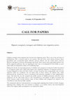 Research paper thumbnail of CALL FOR PAPERS: Migrant youngsters, teenagers and children: new migration actors.