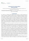 Research paper thumbnail of La ejecución de los contratos públicos