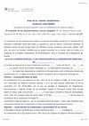 Research paper thumbnail of Acta de la «sesión constitutiva»