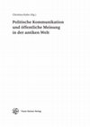 Research paper thumbnail of "tou dikaiou tychein oder die Macht der Bitte", in: Chr. Kuhn (ed.), Politische Kommunikation und Öffentliche Meinung in der Antiken Welt, Stuttgart 2012, pp.123-149.