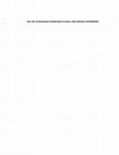 Research paper thumbnail of The use of Balanced Scorecard on Small and Medium Enterprises