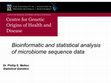 Research paper thumbnail of Bioinformatic and statistical analysis of microbiome sequence data