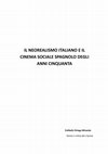 Research paper thumbnail of IL NEOREALISMO ITALIANO E IL CINEMA SOCIALE SPAGNOLO DEGLI ANNI CINQUANTA