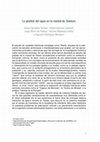 Research paper thumbnail of La gestión del agua en la ciudad de Toletum