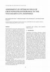 Research paper thumbnail of ASSESSMENT OF OPTIMUM YIELD OF GROUNDWATER WITHDRAWAL IN THE  YOGYAKARTA CITY,INDONESIA (2013) (Heru Hendrayana)