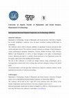 Research paper thumbnail of Call for Papers. International Doctoral Student Conference on Archaeology, Zagreb, 15-17 April 2015