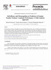 Research paper thumbnail of Self-efficacy and Metacognition as Predictors of Iranian Teacher Trainees' Academic Performance: A Path Analysis Approach( Procedia - Social and Behavioral Sciences , ELSEVIER)