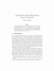 Research paper thumbnail of Axioms for Grounded Truth [Review of Symbolic Logic]