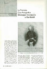 Research paper thumbnail of C. CALCI, L. MAIS, «La Premiata Casa Fotografica Giuseppe Incorpora e Garibaldi», in Gente di Fotografia, IX, n. 32, Settembre 2002, pp. 66-69.