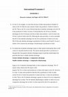 Research paper thumbnail of International Economics I: Answers 1