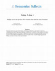 Research paper thumbnail of Phillips curves and openness: New evidence from selected Asian economies