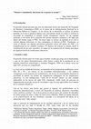 Research paper thumbnail of Maestro comunitario una forma de repensar lo escolar