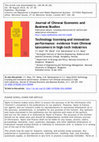 Research paper thumbnail of  Technology licensing and innovation performance: evidence from Chinese latecomers in high-tech industries