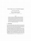 Research paper thumbnail of Coral: Corpus Access in Controlled Language