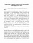 Research paper thumbnail of Spatial Variability of Soil Organic Carbon in a Cassava field at Ekha Agro Farms, Lanlate, Oyo State, Nigeria