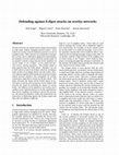 Research paper thumbnail of Defending against eclipse attacks on overlay networks