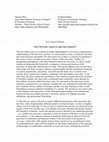 Research paper thumbnail of "The University: what it is, and why it matters"