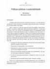 Research paper thumbnail of Políticas públicas e sustentabilidade