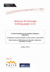 Research paper thumbnail of Le PS et son système d'alliances (2008-2014)