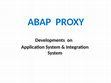 Research paper thumbnail of ABAP- PROXY