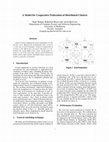 Research paper thumbnail of A model for cooperative federation of distributed clusters