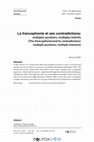 Research paper thumbnail of La francophonie et ses contradictions