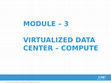 Research paper thumbnail of Modulo 3 VDC Comoute (cloud)