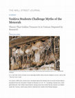 Research paper thumbnail of Wall Street Journal:  Yeshiva Students Challenge Myths of the Menorah Theory That Golden Treasure Is in Vatican Disputed by Research