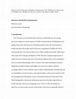 Research paper thumbnail of Discourse and Health Communication