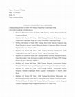 Research paper thumbnail of Undang-undang Nomor 23 Tahun 1997 tentang Pengelolaan Lingkungan Hidup ANALISIS DAMPAK LINGKUNGAN @BULLET Peraturan Pemerintah Nomor 27 Tahun 1999 Tentang Analisis Mengenai Dampak Lingkungan Hidup