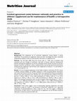 Research paper thumbnail of Limited agreement exists between rationale and practice in athletes' supplement use for maintenance of health: a retrospective study