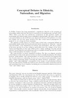 Research paper thumbnail of Conceptual Debates in Ethnicity, Nationalism, and Migration