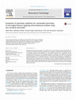 Research paper thumbnail of Evaluation of operating conditions for sustainable harvesting of microalgal biomass applying electrochemical method using non sacrificial electrodes