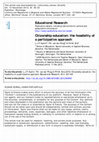 Research paper thumbnail of Citizenship Education: The Feasibility of a Participative Approach