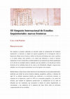 Research paper thumbnail of III Simposio Internacional de Estudios Inquisitoriales