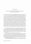 Research paper thumbnail of Der Λόγος παραινετικός des Michaelos Apostoles. Edition und Übersetzung